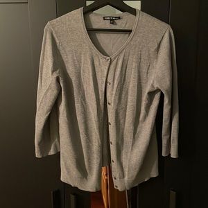 Cable and Gauge Cardigan Sweater